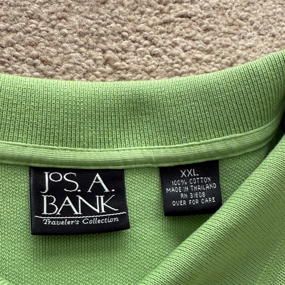 Jos. A. Bank Mint Green Polo Shirt Traveler’s Collection - Picture 2 of 7